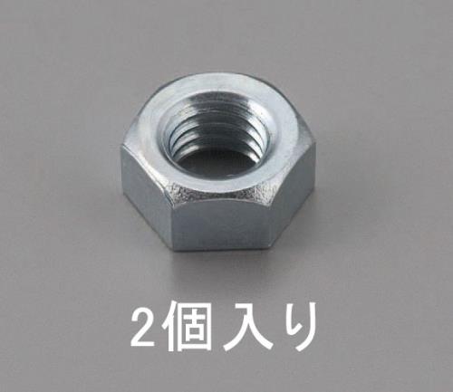 ESCO（エスコ） M24 六角ナット １種(ﾕﾆｸﾛﾒｯｷ/2個) EA949LS-124