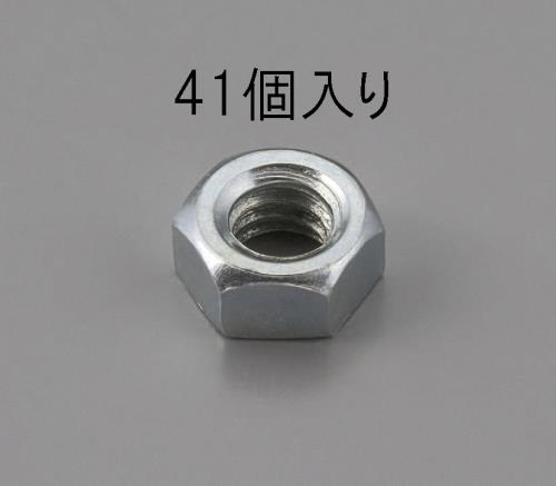ESCO（エスコ） W3/16x1.6 六角ナット(ﾕﾆｸﾛﾒｯｷ/41個) EA949LS-815