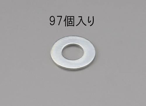 ESCO（エスコ） M 5 平ワッシャー(ﾕﾆｸﾛﾒｯｷ/97枚) EA949LX-105