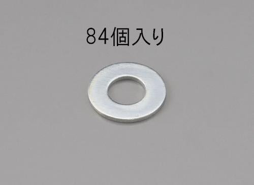 ESCO（エスコ） M 8 平ワッシャー(ﾕﾆｸﾛﾒｯｷ/84枚) EA949LX-108