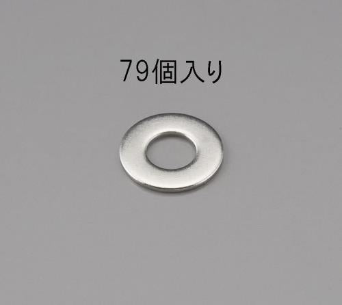 ESCO（エスコ） M 2 平ワッシャー(ｽﾃﾝﾚｽ製/79枚) EA949LX-202