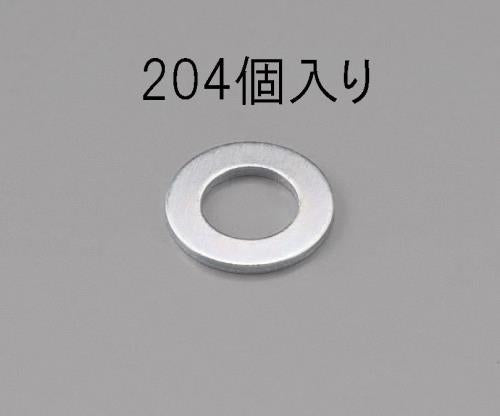 ESCO（エスコ） M 2 [小形]平ワッシャー(三価ｸﾛﾒｰﾄ/204枚) EA949LX-302
