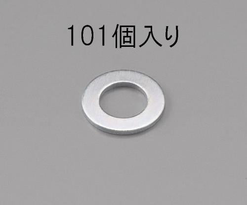 ESCO（エスコ） M 8 [小形]平ワッシャー(三価ｸﾛﾒｰﾄ/101枚) EA949LX-308