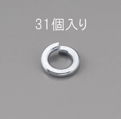 ESCO（エスコ） M8 スプリングワッシャー(ﾕﾆｸﾛﾒｯｷ/31枚) EA949LY-108