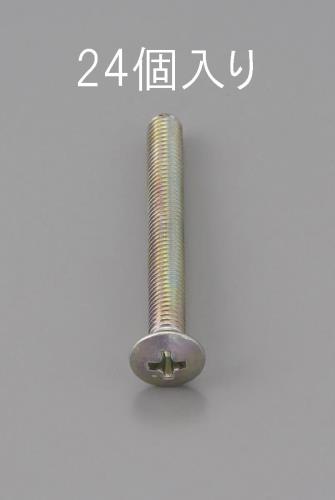 ESCO（エスコ） M3 x25mm 丸皿頭小ねじ(三価ｸﾛﾒｰﾄ/24本) EA949NC-325