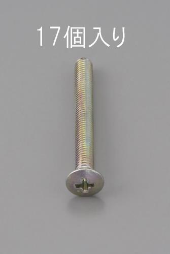 ESCO（エスコ） M4 x25mm 丸皿頭小ねじ(三価ｸﾛﾒｰﾄ/17本) EA949NC-425