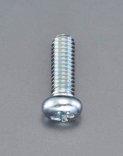 ESCO（エスコ） M8 x50mm 鍋頭小ねじ(ﾕﾆｸﾛﾒｯｷ/2本) EA949NE-850