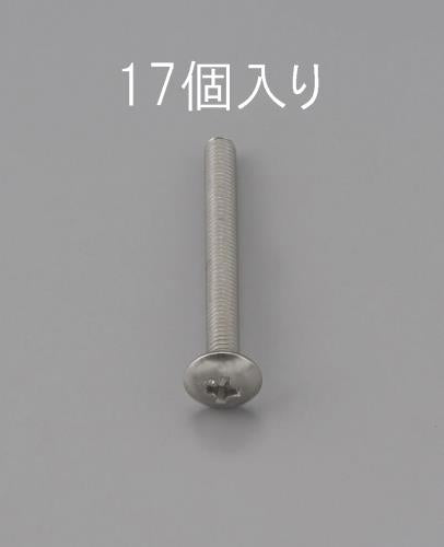 ESCO（エスコ） M2 x10mm トラス頭小ねじ(ｽﾃﾝﾚｽ製/17本) EA949NH-210