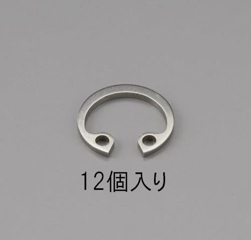ESCO（エスコ） 10mm 穴用スナップリング(ｽﾃﾝﾚｽ製/12個) EA949PA-310