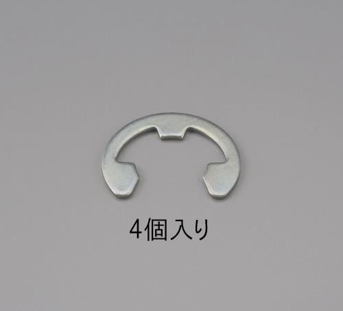 ESCO（エスコ） 15mm Ｅリング(三価ｸﾛﾒｰﾄ/  4個) EA949PB-15