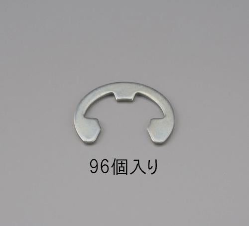 ESCO（エスコ） 4.0mm Ｅリング(三価ｸﾛﾒｰﾄ/ 96個) EA949PB-4