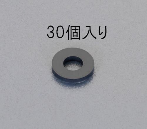 ESCO（エスコ） 8x 3x1.5mm/ M3 ゴム平パッキン(30枚) EA949SW-3