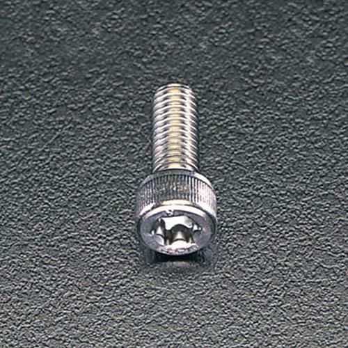 ESCO（エスコ） M 5x10mm/T27 Torxｷｬｯﾌﾟｽｸﾘｭｰ(ｽﾃﾝﾚｽ/8本) EA949TA-51A