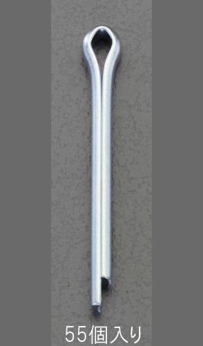 ESCO（エスコ） 5.0x30mm 割ピン(三価ﾎﾜｲﾄﾒｯｷ/55個) EA949WP-530W