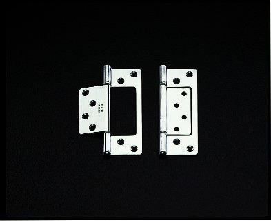 ESCO（エスコ） 76x29mm フラッシュ丁番(ｽﾃﾝﾚｽ製/2枚) EA951BS-76