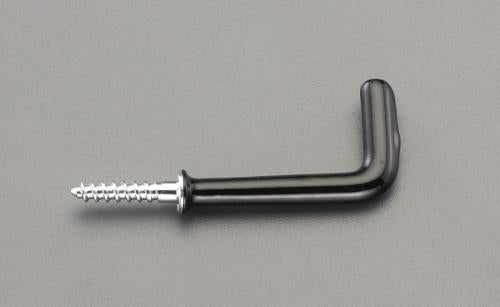 ESCO（エスコ） 7.0x38mm ねじ付Ｌ型フック(ｺｰﾃｨﾝｸﾞ付/4個) EA951BX-38A