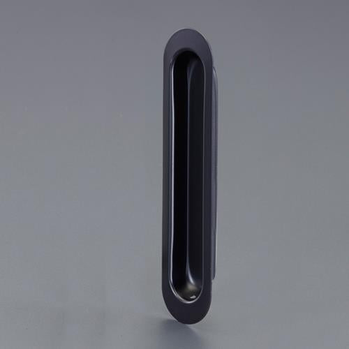 ESCO（エスコ） 180x 40 mm 引戸取手(ｽﾃﾝﾚｽ製/ﾏｯﾄﾌﾞﾗｯｸ) EA951C-26