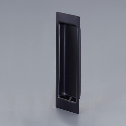 ESCO（エスコ） 150x 43 mm 引戸取手(ｽﾃﾝﾚｽ製/ﾏｯﾄﾌﾞﾗｯｸ) EA951C-4
