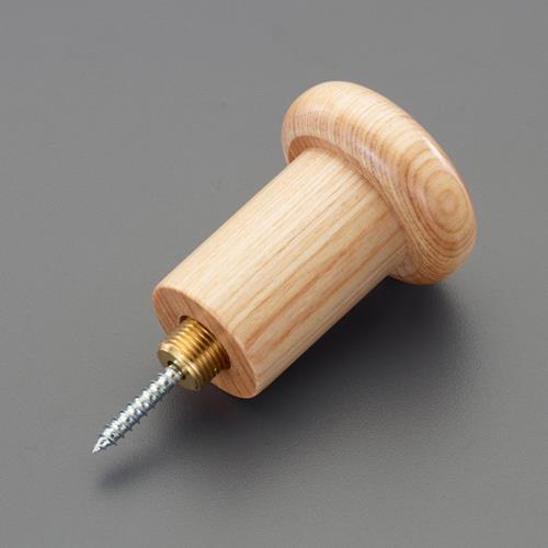 ESCO（エスコ） φ30x35mm つまみ(木製/ねじ込み式) EA951CA-111