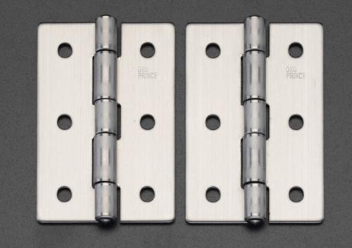 ESCO（エスコ） 100x 60 mm 厚口丁番(ｽﾃﾝﾚｽ製/2個) EA951CK-16