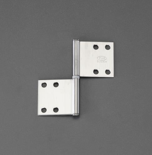 ESCO（エスコ） 102x102mm 旗丁番(ｽﾃﾝﾚｽ製/左右兼用) EA951CT-32