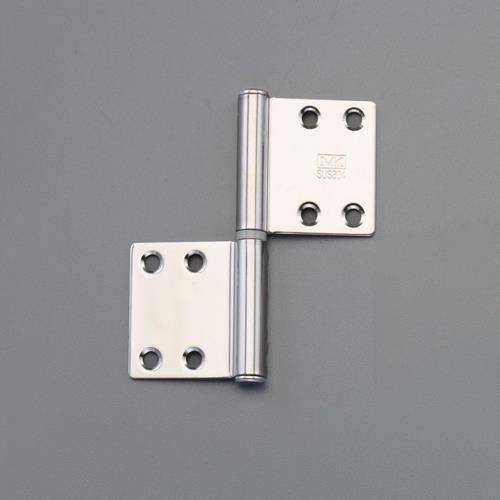 ESCO（エスコ） 102x 89mm 旗丁番(左右兼用/鏡面ｸﾛｰﾑ) EA951CT-34