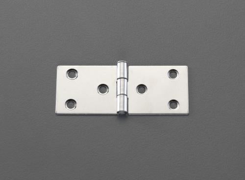 ESCO（エスコ） 40 x100 mm ヒンジ(ｽﾃﾝﾚｽ製/2個) EA951CX-207