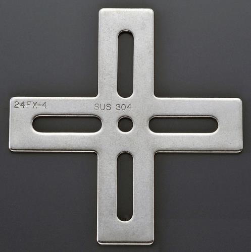 ESCO（エスコ） 24x105x100mm Ｘ型連結金具(ｽﾃﾝﾚｽ製) EA951EA-186A