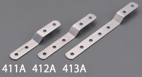 ESCO（エスコ） 197 x19mm Ｊ型連結金具(ｽﾃﾝﾚｽ製) EA951EA-413A