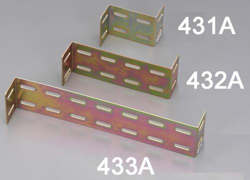 ESCO（エスコ） 103x51x76mm Ｚ型連結金具(ｽﾁｰﾙ製) EA951EA-431A