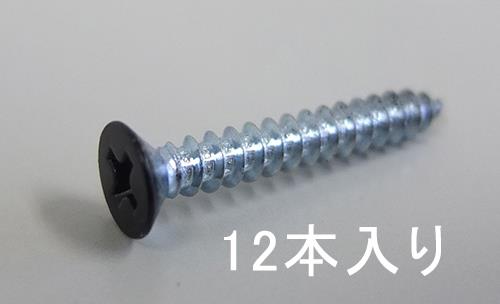 ESCO（エスコ） 3 x20mm アングル用ビス(ｽﾁｰﾙ黒/12本) EA951EE-311