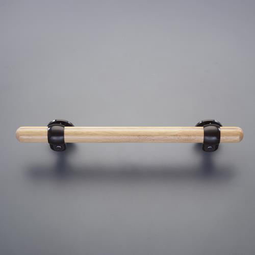 ESCO（エスコ） φ32x 450mm 木製手すり(蓄光ｸﾞﾘｯﾌﾟ) EA951EL-13