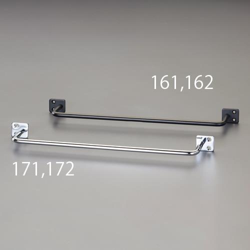 ESCO（エスコ） 46x570mm スチールバー(黒塗料) EA951EL-162
