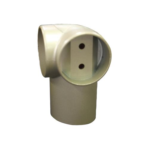 ESCO（エスコ） φ35mm 手すり用コーナーブラケット(ｼﾙﾊﾞｰ) EA951EL-253