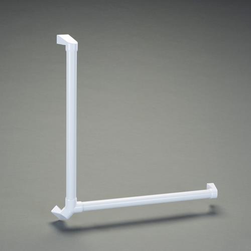 ESCO（エスコ） φ35x 600mm 樹脂製手すり(L型/抗菌･防ｶﾋﾞ) EA951EL-73