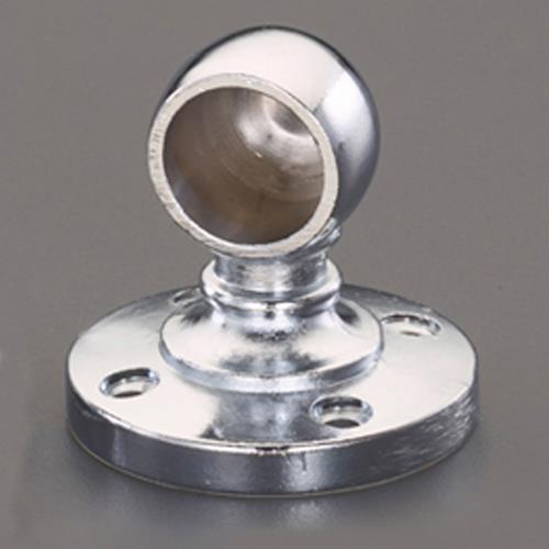 ESCO（エスコ） φ13mm ﾊﾟｲﾌﾟ用ブラケット(ｴﾝﾄﾞ用/ｸﾛｰﾑﾒｯｷ) EA951ES-67