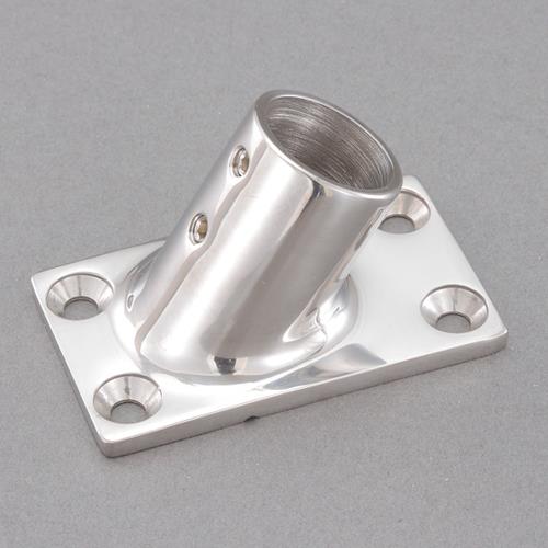 ESCO（エスコ） 25mm パイプ用アングルベース(ｽﾃﾝﾚｽ製) EA951EW-153
