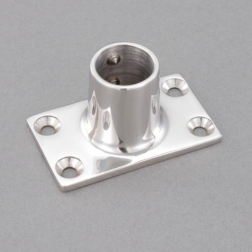 ESCO（エスコ） 25mm パイプ用アングルベース(ｽﾃﾝﾚｽ製) EA951EW-154