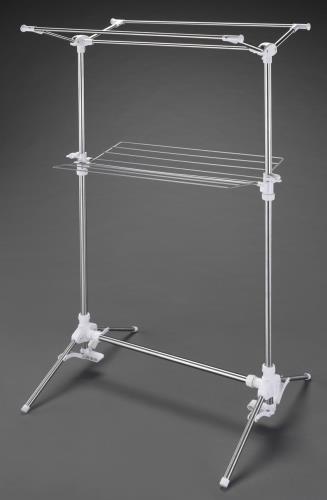 アイリスオーヤマ（IRIS OHYAMA） 840x660x1320-1800mm 物干し(ｽﾃﾝﾚｽ製) CLS-800SER