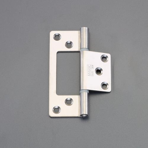 ESCO（エスコ） 76x25.5mm ﾌﾗｯｼｭ丁番(ｽﾃﾝﾚｽ製/HL) EA951HC-32