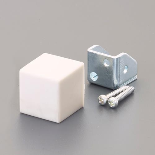 ESCO（エスコ） 25x25x25mm 戸当り(床用/ﾗｲﾄｸﾞﾚｰ) EA951LG-112