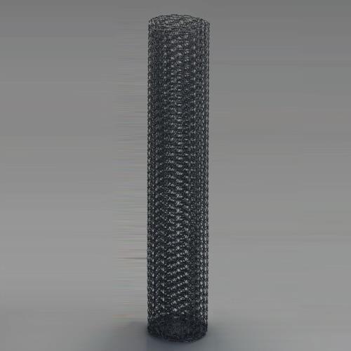 ESCO（エスコ） 450x1000mm/10mm目 亀甲網(鉄ﾋﾞﾆｰﾙ被覆/黒) EA952AC-310
