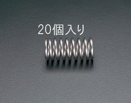 ESCO（エスコ） 3.5x0.40/10.0mm 押しスプリング(20本) EA952VD-10