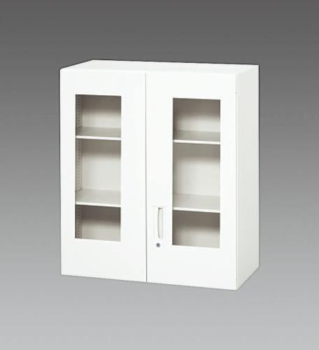 ダイシン工業 900x400x1030mm 収納庫(両開き/ｱｸﾘﾙ戸) V940-10HG