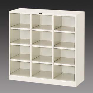 ESCO（エスコ） 900x380x 880mm/3列･4段 シューズボックス EA954ED-12