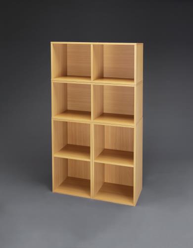 ESCO（エスコ） 370x300x740mm 木製収納棚(連結式/4個) EA954EF-4