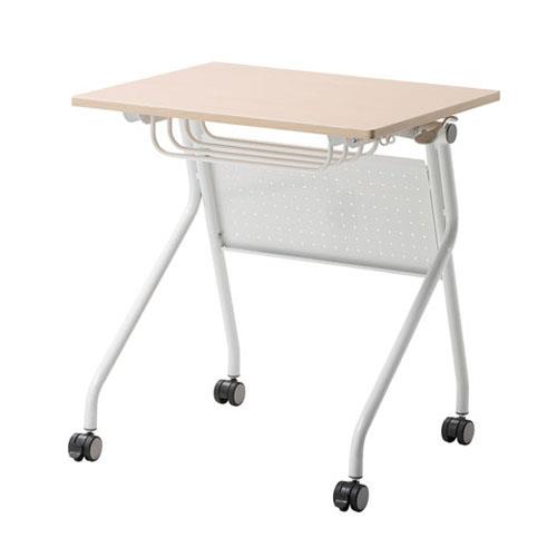 サンワサプライ 650x500x700mm 折りたたみデスク(木目) FLD-6550BRN