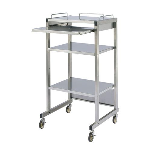 サンワサプライ 572x600x1138mm 立ち作業用デスク(ｽﾃﾝﾚｽ製) RAC-CR2