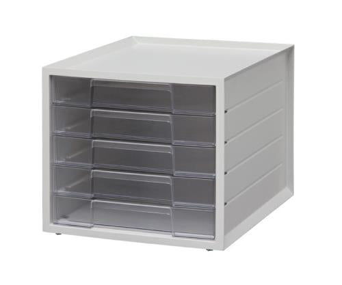 アイリスオーヤマ（IRIS OHYAMA） 276x335x 252mm/ 5段 レターケース LCJ-5M