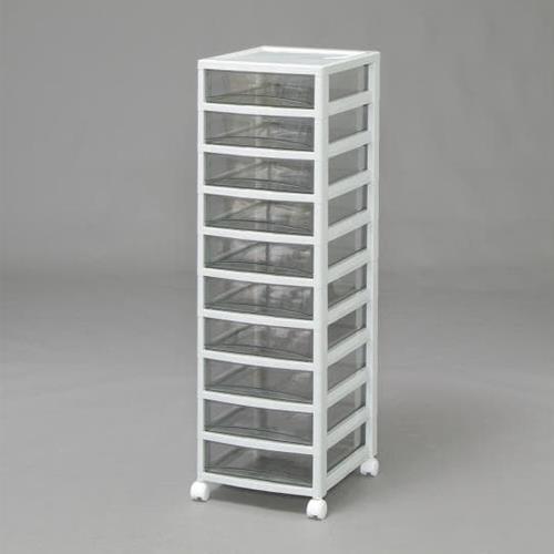 アイリスオーヤマ（IRIS OHYAMA） 320x390x1084mm/10段 オフィスチェスト OCE-1000R